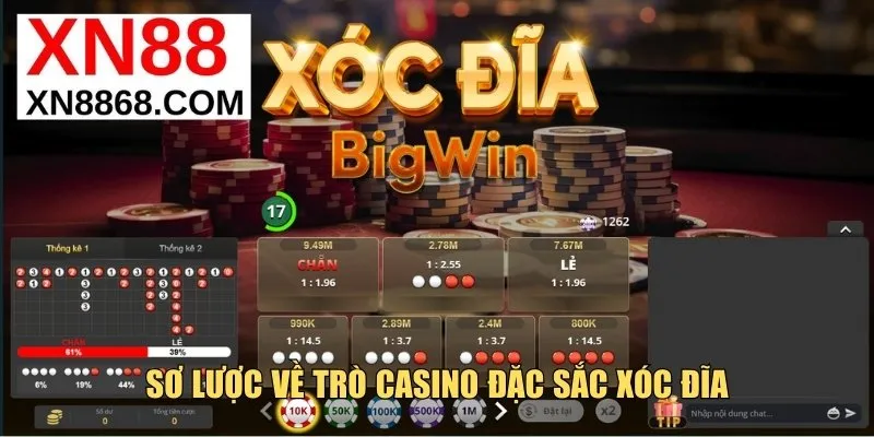 Sơ lược về trò casino đặc sắc Xóc Đĩa xn88